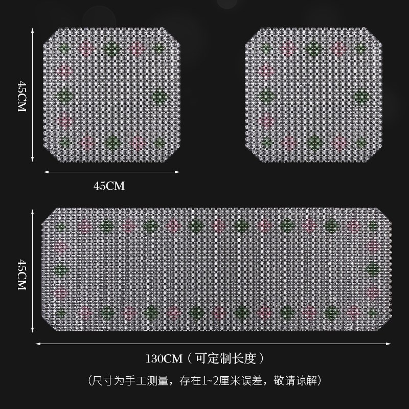 汽车坐垫夏季凉垫透明珠子通风清凉滚珠座垫N主驾单片车载后排长