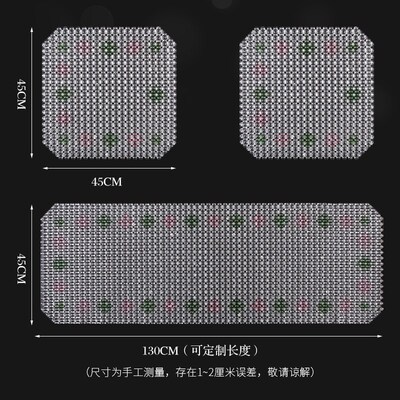 汽车坐垫夏季凉垫透明珠子通风清凉滚珠座垫N主驾单片车载后排长