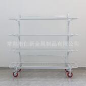 松布架车间裁片推车脱双卸滚轮转车多层周格单面网839布料车