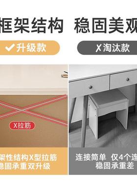 化妆桌子梳妆台小型女卧室现代约简小户型迷你简出生租屋化妆MRP