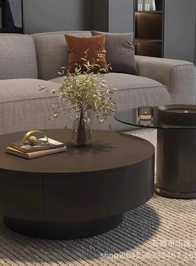 XJV跨茶境形几金属底座支架轻五金配件圆岩板茶几铁艺框架金奢色