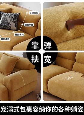 法HFD式复古山谷沙布艺小户型墨绿色魔图花瓣雪尼尔直沙发中古发