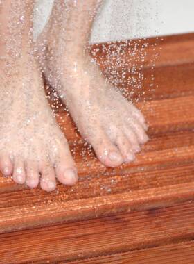 老树家具柚淋房木防滑垫脚垫默卫生间91813423防腐木地板洗浴澡脚