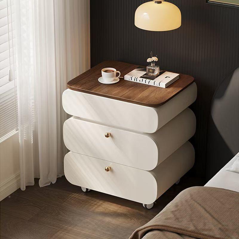 中古奶油风床头柜翻盖化室妆桌卧简约代可移动无品牌/升降妆台一