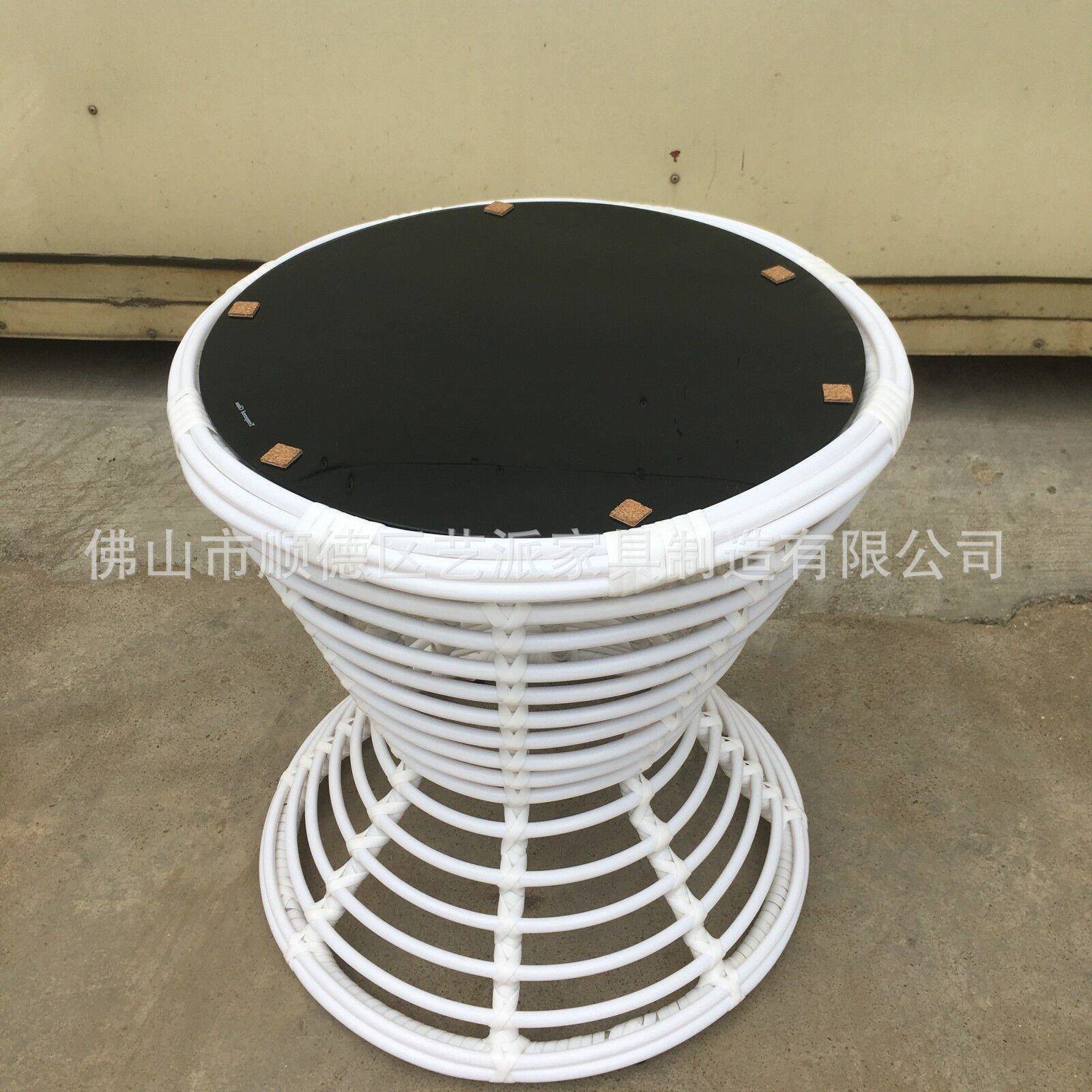 室内吊阳台椅白色藤椅庭院茶几家63用床鸟巢懒人摇椅秋千户藤外吊