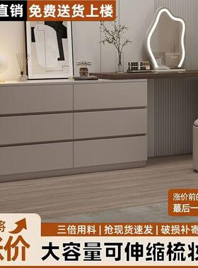 梳妆台家斗用轻奢转角柜婚房化桌黑妆一体SVL色柜子简约柜美式一