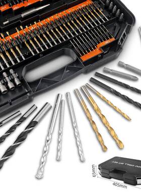 跨热卖木工钻24件套6头39381组套开孔器麻花钻批头水泥钻境木工扁