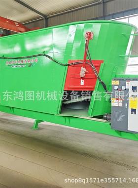 动称重草料碎拌草NUR机双轴TMR全日粮混合日机24方自全粮粉搅拌机