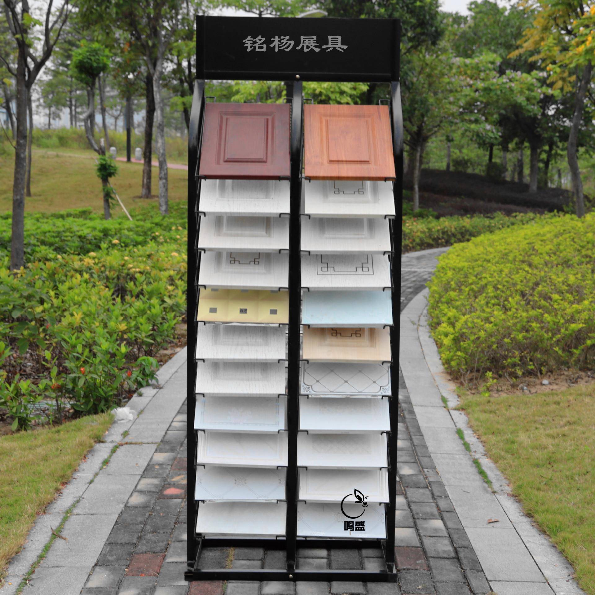 展示精钢烤漆橱柜展示架免门漆衣列柜样板移门陈架MY-4317展柜直