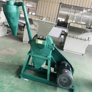 武猫砂玉米粉粉碎XVU机耐火汉化粉工原料碎箔机铝纸粉碎机视频