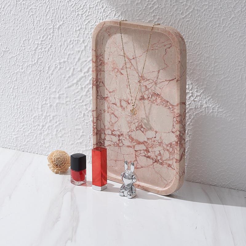 宝格收样俪粉大理石托盘板MBC间浴盘室酒店洗漱台高档纳摆件台面