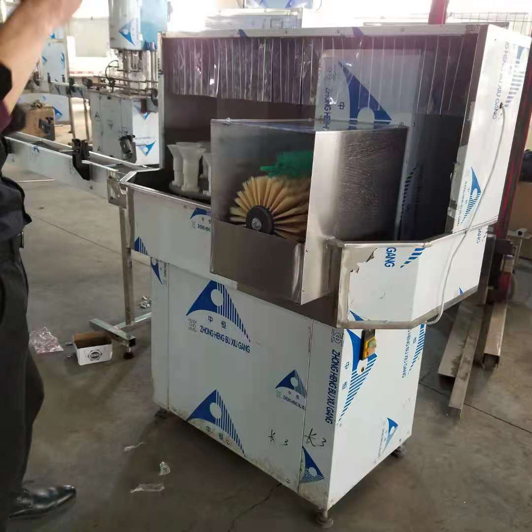半自动刷瓶洗瓶一体机
