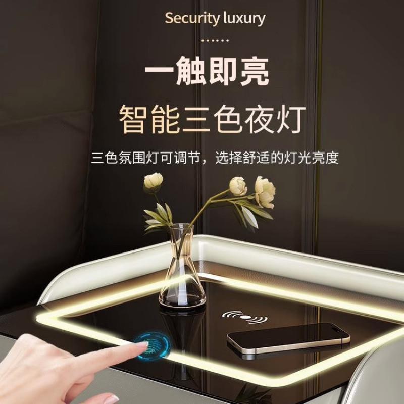 dd智能床头柜卧室现代家电Nr2yycsW用约多简功能轻奢无线充一体收