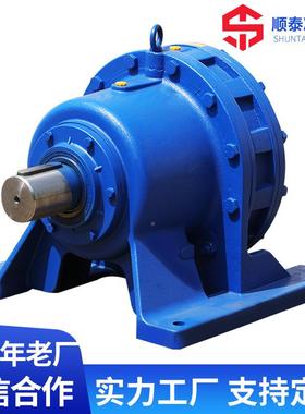 摆线针轮减007速器-电机自备噪音低XD9K87-7.5W卧式摆线针轮W减速