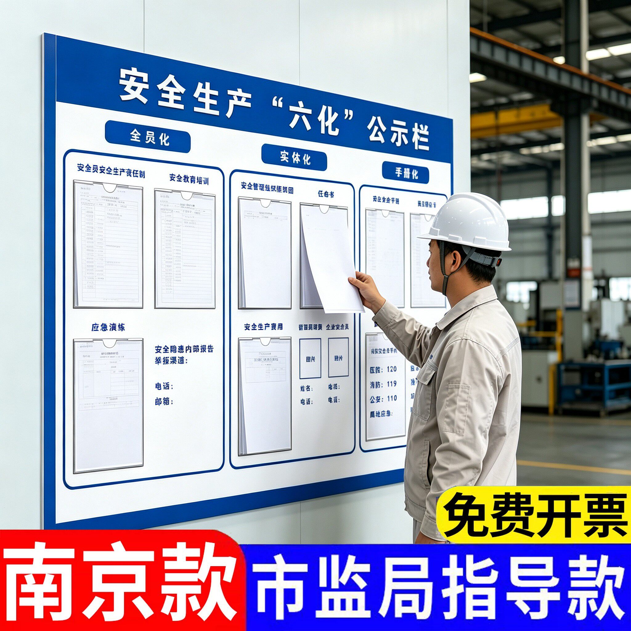 安全生产六化三化公示栏定制