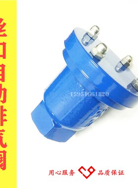 丝扣排气阀 内螺纹丝牙自动式排气阀法兰自动排气阀DN25 32 40 50