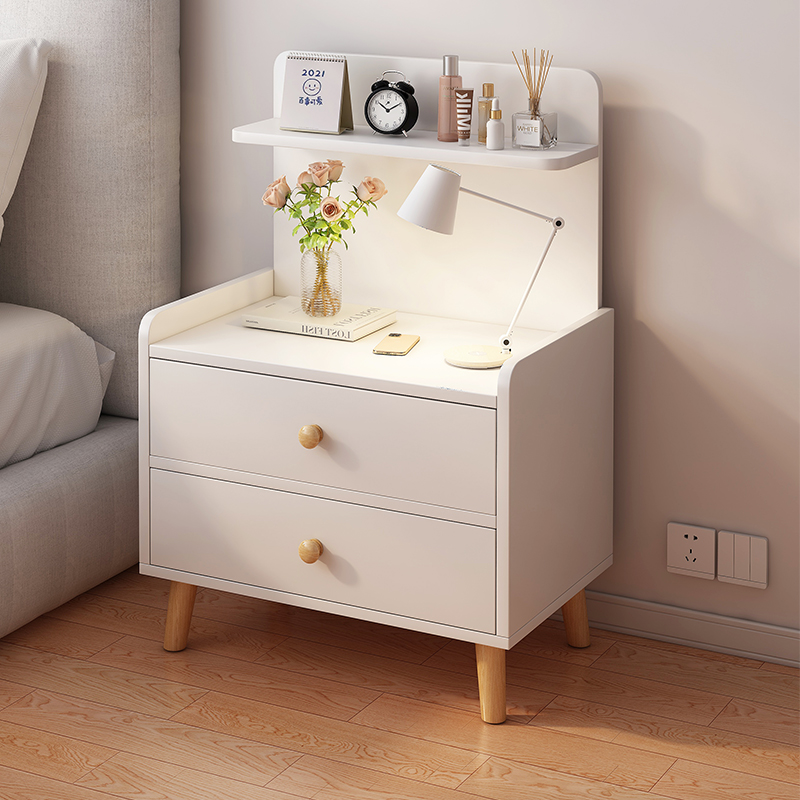 床头柜现代简约出租屋用小柜子卧室床边柜北欧风简易床头置物架