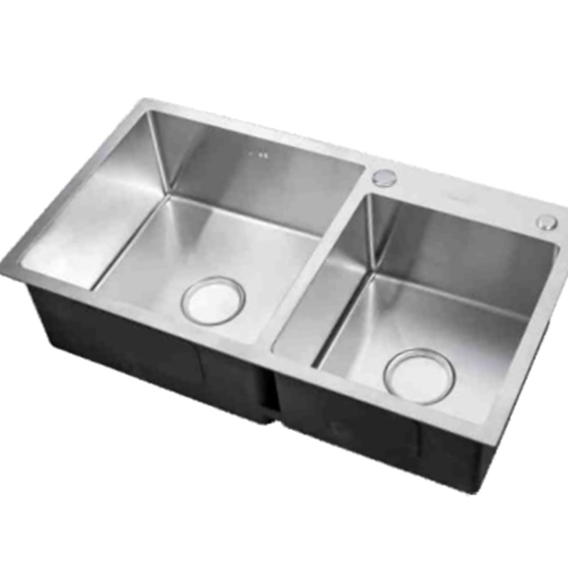 正品埃美柯304欧式厨房水槽不锈钢双槽洗菜盆洗衣槽XS-4603专卖店