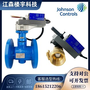 正品江森电动球阀执行器二三通螺纹法兰VG1205/1805/12F5G/VA9320