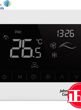 Johnson江森T8200中央空调温控器风机盘管控制面板温控面板开关