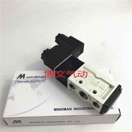Mindman金器电磁阀MVSC-220-4E1 DC24V AC220V 110Vr换向阀