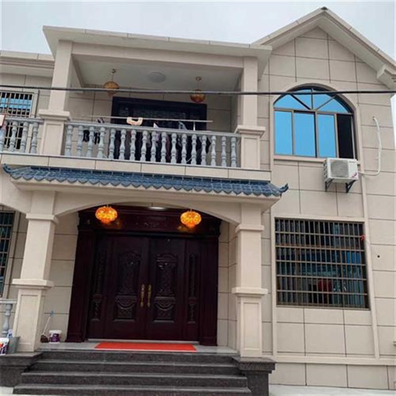 欧式别墅自建房h仿石材外墙砖仿古砖 荔枝面室外薄板瓷砖600x900