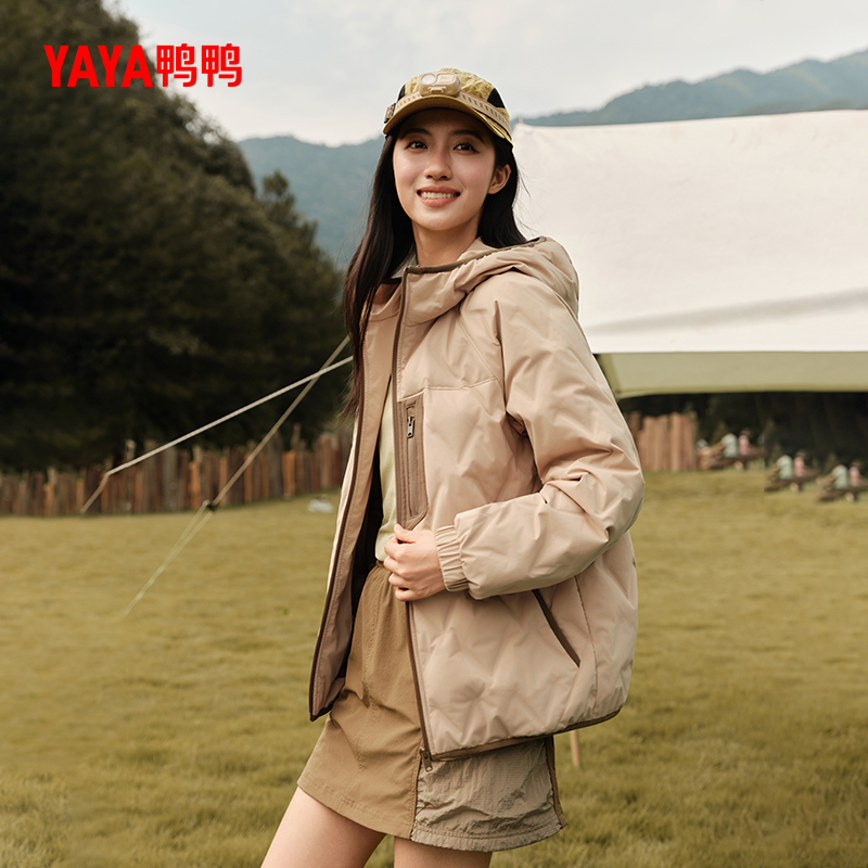 YAYA鸭鸭轻薄羽绒服短款