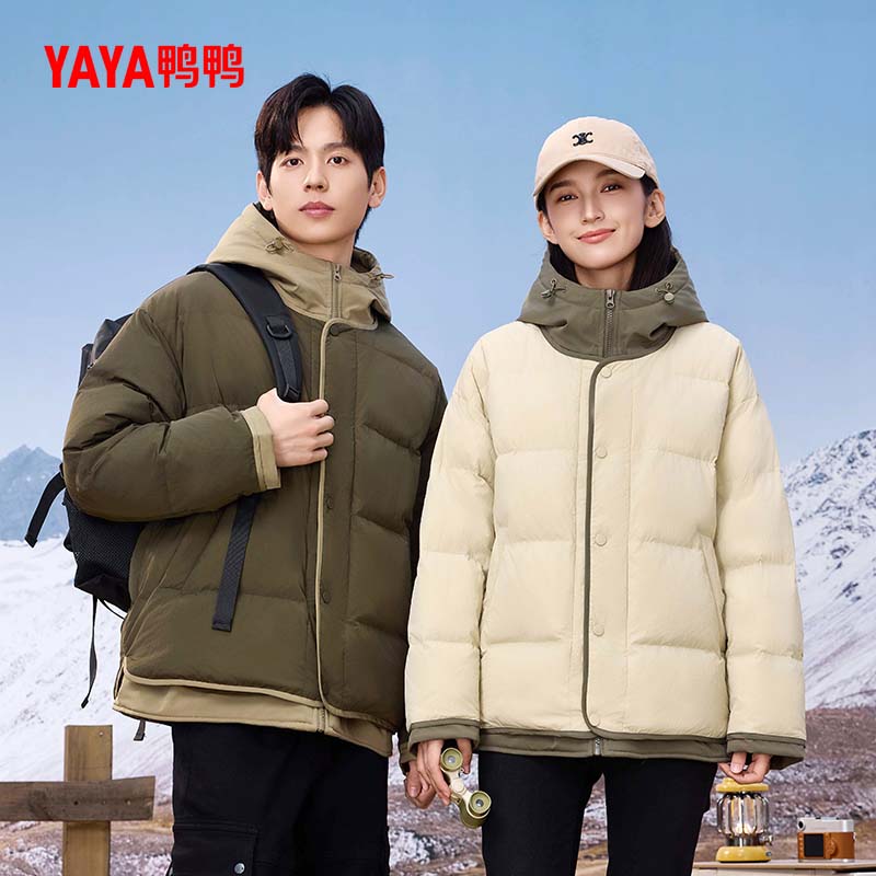 YAYA鸭鸭羽绒服短款时尚爆款