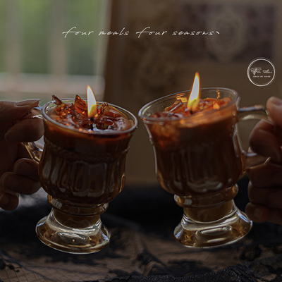 《好运cheers!》冰美式咖啡香薰蜡烛伴手礼fourmealsfourseasons