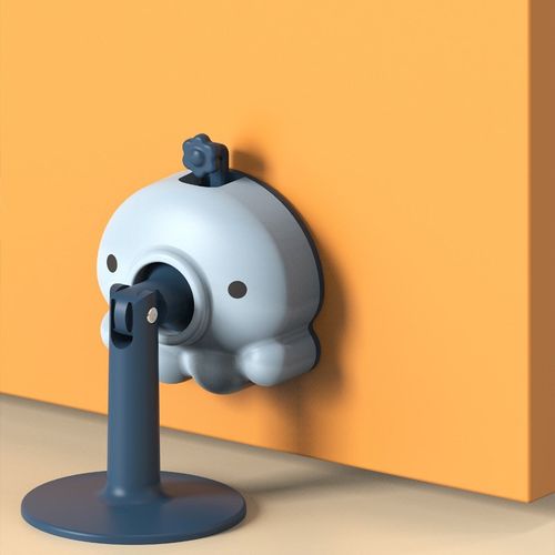 门吸免打孔门挡器防撞硅胶卫生间门固定家用静音门碰门契子阻门器