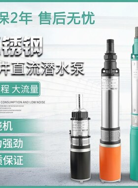 德国进口直流潜水泵12V大功率48V60V72V高扬程2寸24V1寸3寸电瓶车