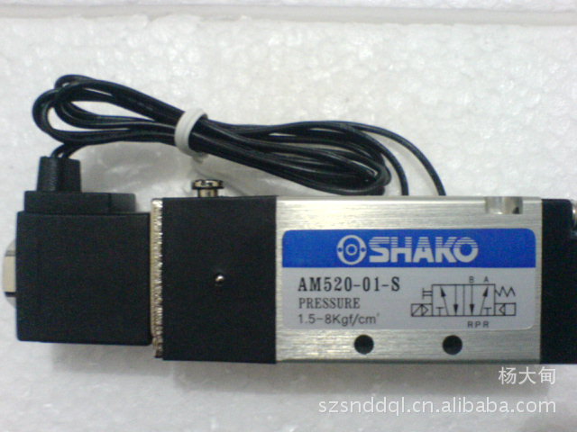 AM520-01-S电磁阀SHAKO新恭PRESSURE台湾原装AC220V单线圈DC24V12