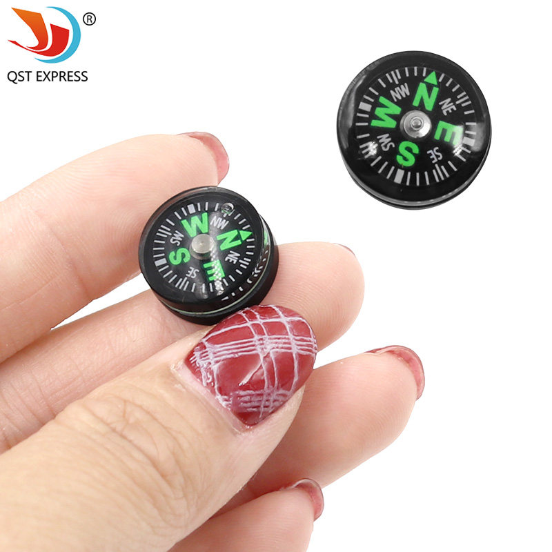 15mm微型注油指南针文具服饰装饰配件用袖珍迷你指南针户外指北针