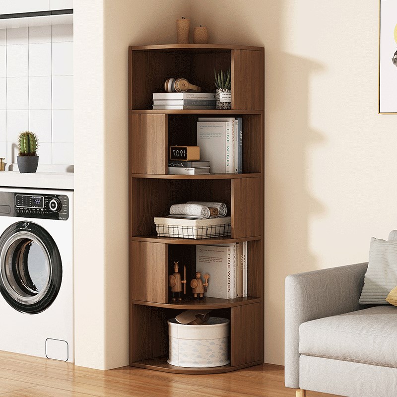 转角柜墙角柜拐角置物架转角书柜客厅墙角书架家用置物柜卧室边柜