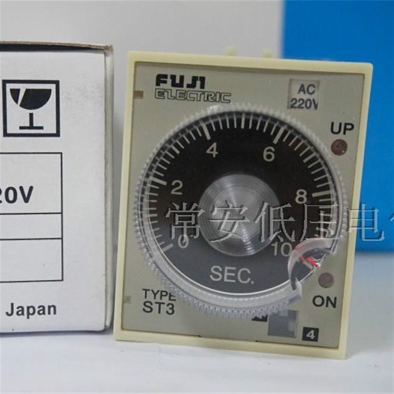 通电延时旋钮时间继电器 ST3PA-B (A-A) A-C (A-D)-220VAC