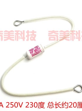 大功率电饭锅煲陶瓷温度保险管丝加长脚 RF250V 20A 230度 230