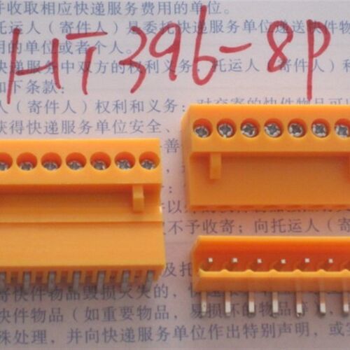 插拔式PCB接线端子KEFA/KF HT396K-3.96-8P弯针HT396R桔黄色