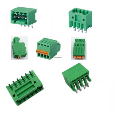 免螺丝按压式接线端子EX2EDGKD/15EDGKD-2.5/2.54mm弹簧式插拔式