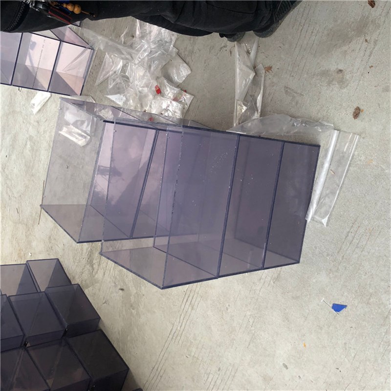 防静电亚克力板阻燃PMMA板有机玻璃盒子耐酸碱PC水箱雕刻焊接加工