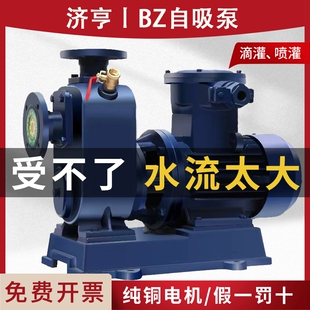 济亨BZ直联式自吸泵卧式管道离心泵三相电380V增压泵高扬程循环泵