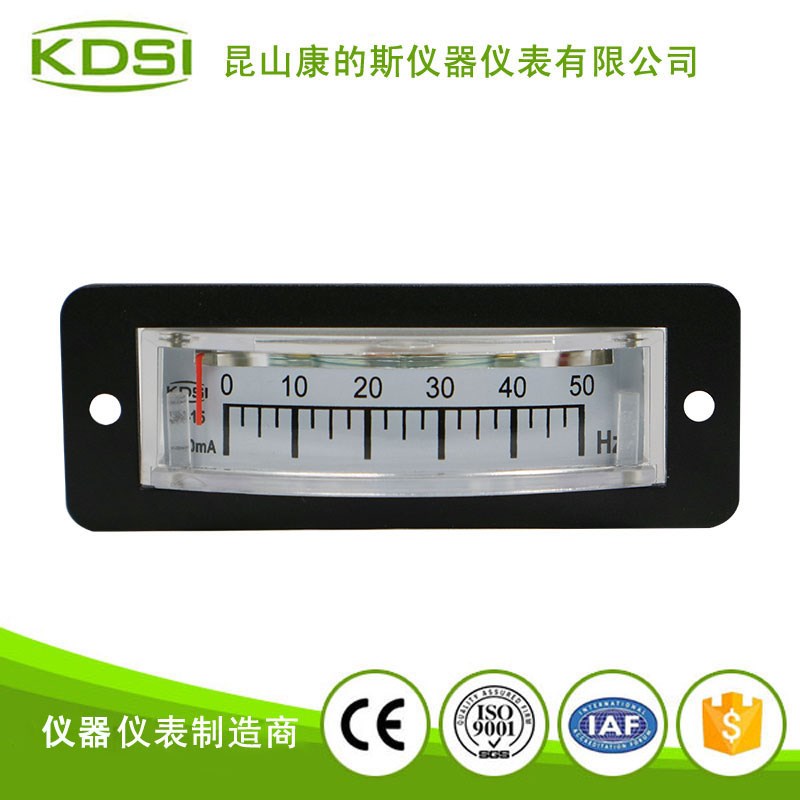 指针式直流电流表频率表BP-15 DC4-20mA 50HZ 槽型仪表