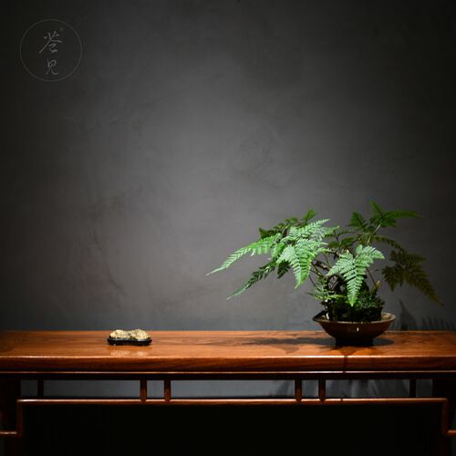 熔铜艺术 《熔铜平t远山》文房清玩 文房笔搁 笔架
