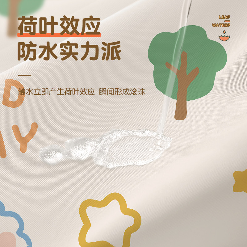 浴室隔断帘卡通防霉家用挡水帘免打孔淋浴房O防水加厚干湿分离挂
