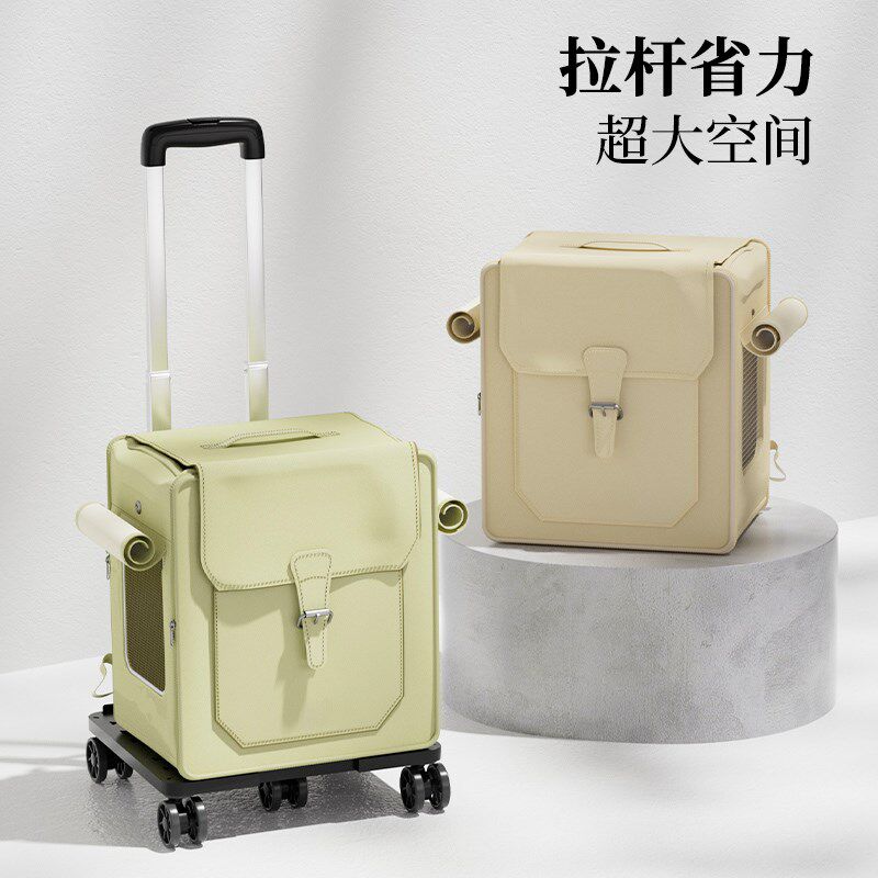 猫包外出便携防水拉杆箱猫咪背包双肩轻便款大容T量狗狗宠物外出