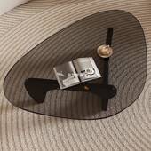 钢化玻璃简茶现几小户型客厅家用红62632656实木创意网茶几代约轻