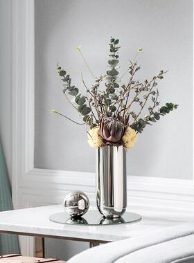 样仿真花摆设客厅端轻奢餐桌摆花YB-QS044店酒板间卧室现代简约花