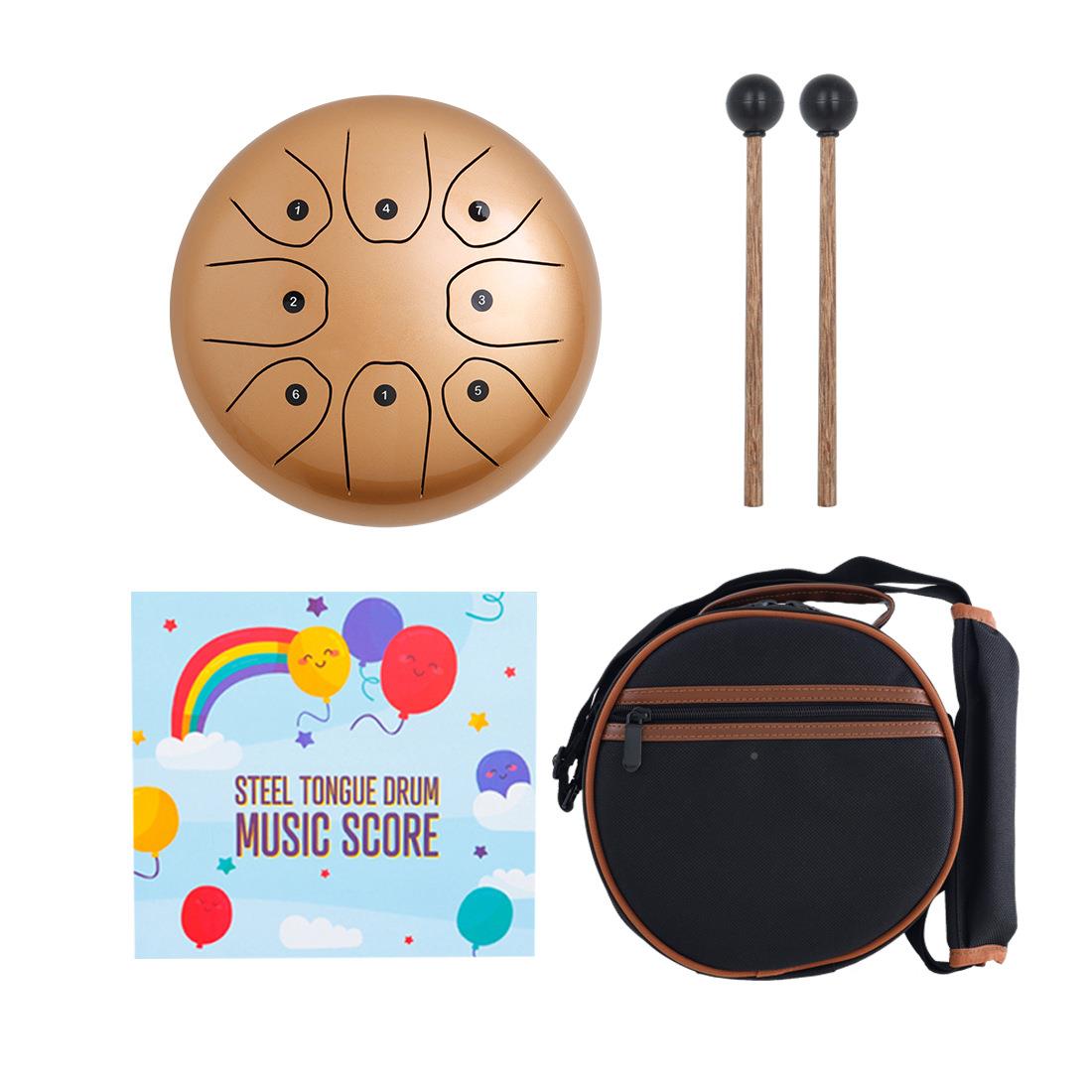 厂直销8寸空灵GRK鼓C调家梵音学鼓钢舌鼓1音初者儿童色空5鼓忘忧