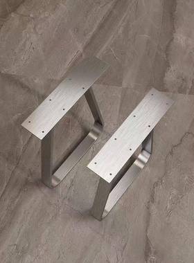 不钢锈桌腿脚桌子腿餐台脚支架公吧台腿办桌GAZ桌支撑腿书桌脚