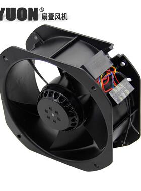 轴流WGD风机0200FY6-S热220V2Z2580全金属耐高温电箱机柜散风扇38