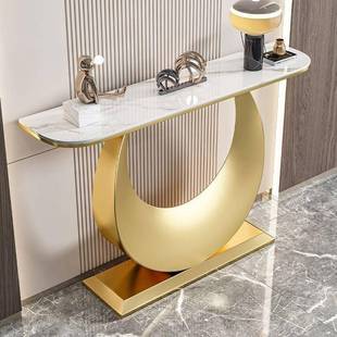 意式岩玄半关中板式玄关柜铁400艺玄关桌柜门柜迎玄关置物架靠墙